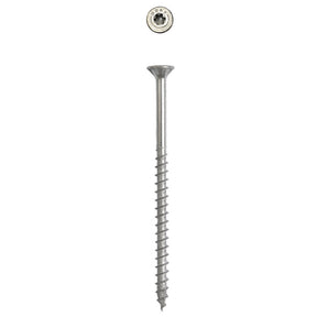 SPAX Exterior Multi-Material T-Star Plus Wood Screws - Flat Head, Partial Thread, HCR-X Coating
