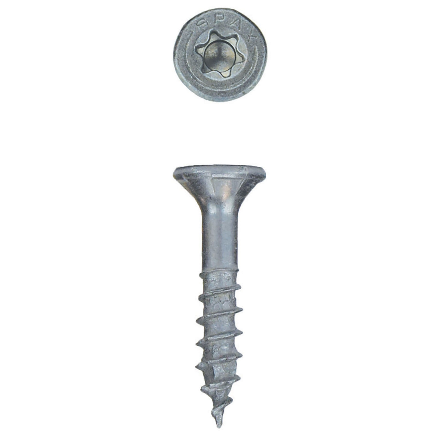 SPAX Exterior Multi-Material T-Star Plus Wood Screws - Flat Head, Partial Thread, HCR-X Coating