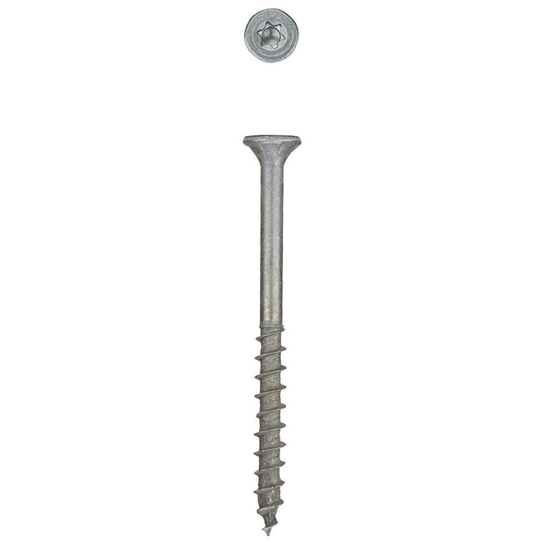 SPAX Exterior Multi-Material T-Star Plus Wood Screws - Flat Head, Partial Thread, HCR-X Coating