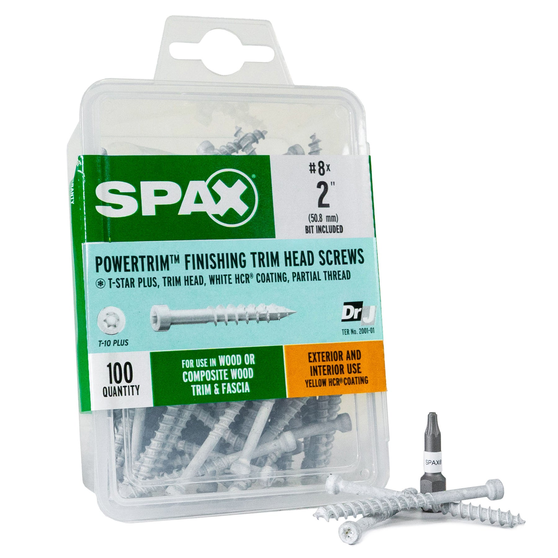 SPAX PowerTrim Partial Thread Finishing Screws - Cylindric Trim Head, T-Star Plus, HCR