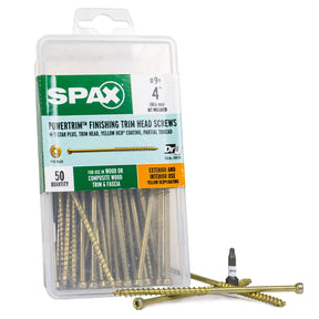 SPAX PowerTrim Partial Thread Finishing Screws - Cylindric Trim Head, T-Star Plus, HCR