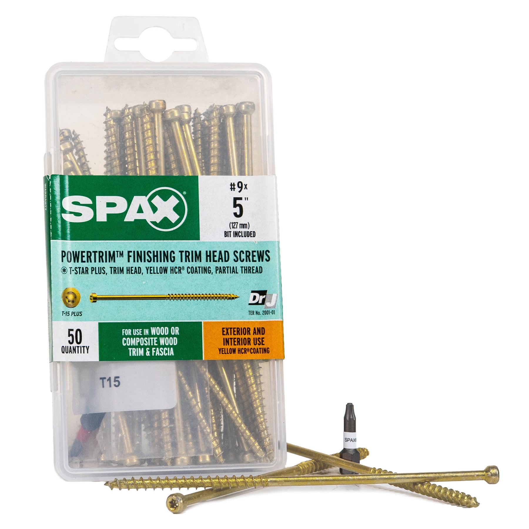 SPAX PowerTrim Partial Thread Finishing Screws - Cylindric Trim Head, T-Star Plus, HCR