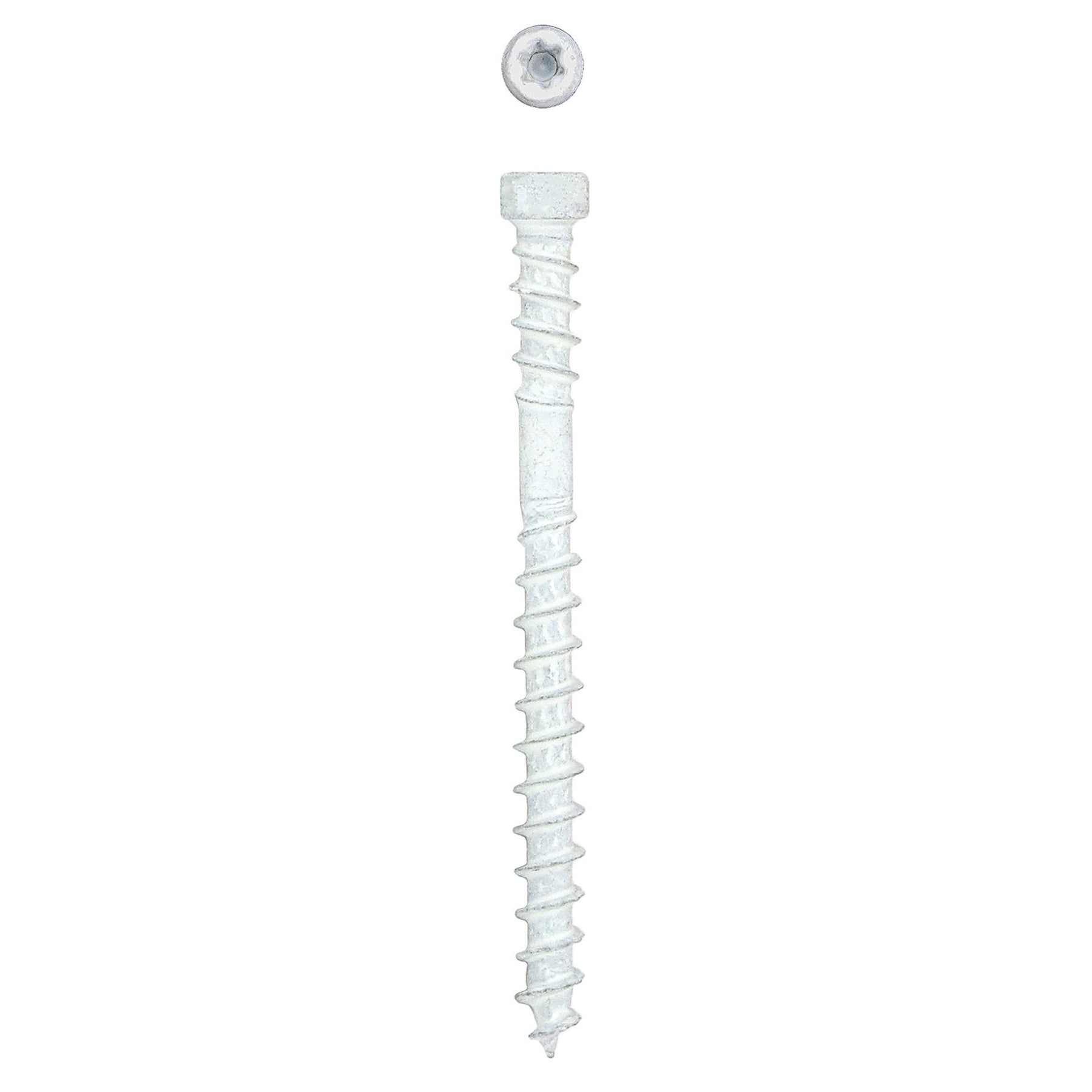 SPAX PowerTrim Double Reverse Thread Composite (PVC) Screws - Cylindric Trim Head, T-Star Plus, HCR