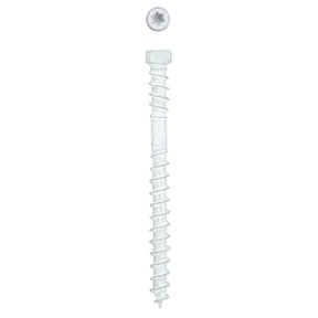 SPAX PowerTrim Double Reverse Thread Composite (PVC) Screws - Cylindric Trim Head, T-Star Plus, HCR