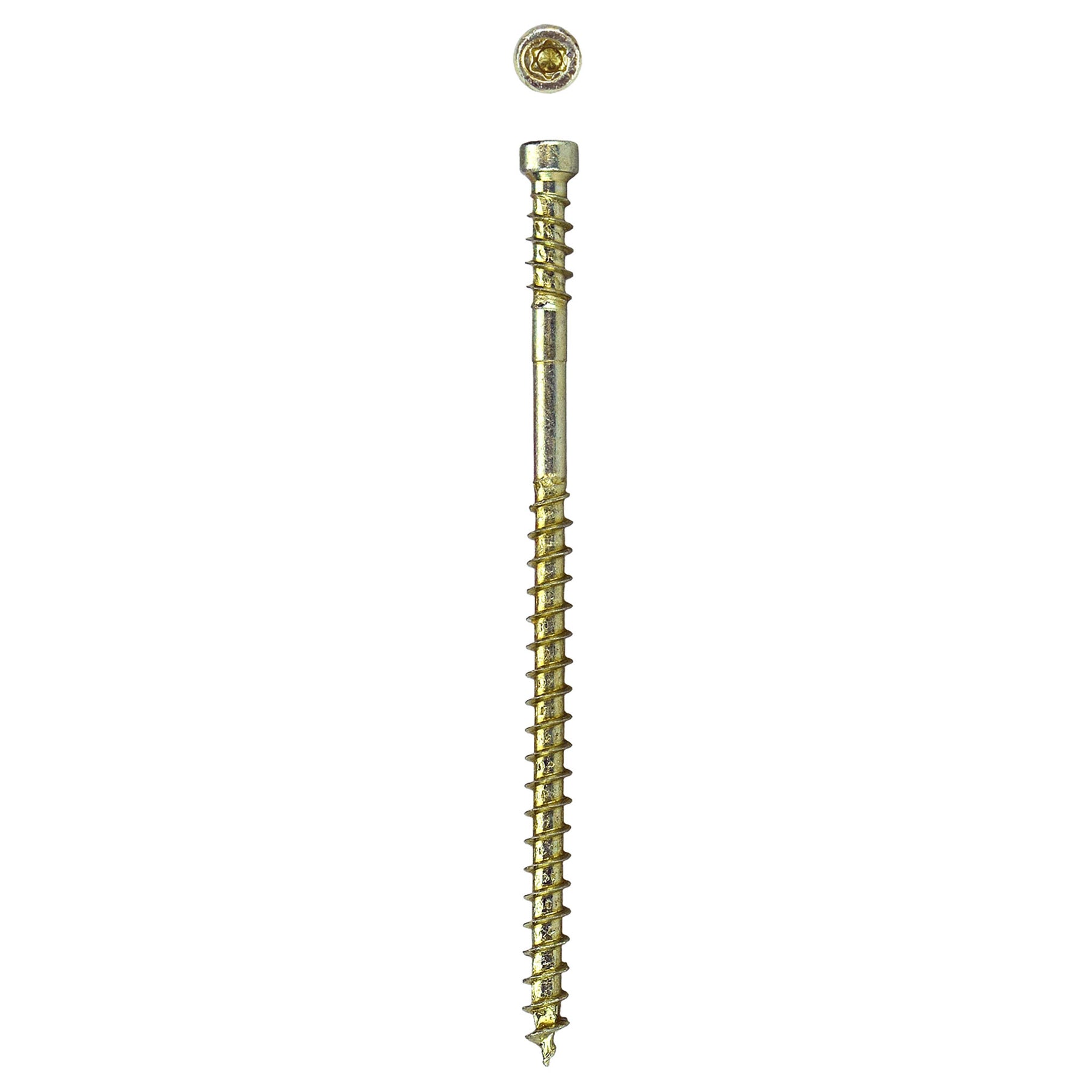 SPAX PowerTrim Double Reverse Thread Composite (PVC) Screws - Cylindric Trim Head, T-Star Plus, HCR