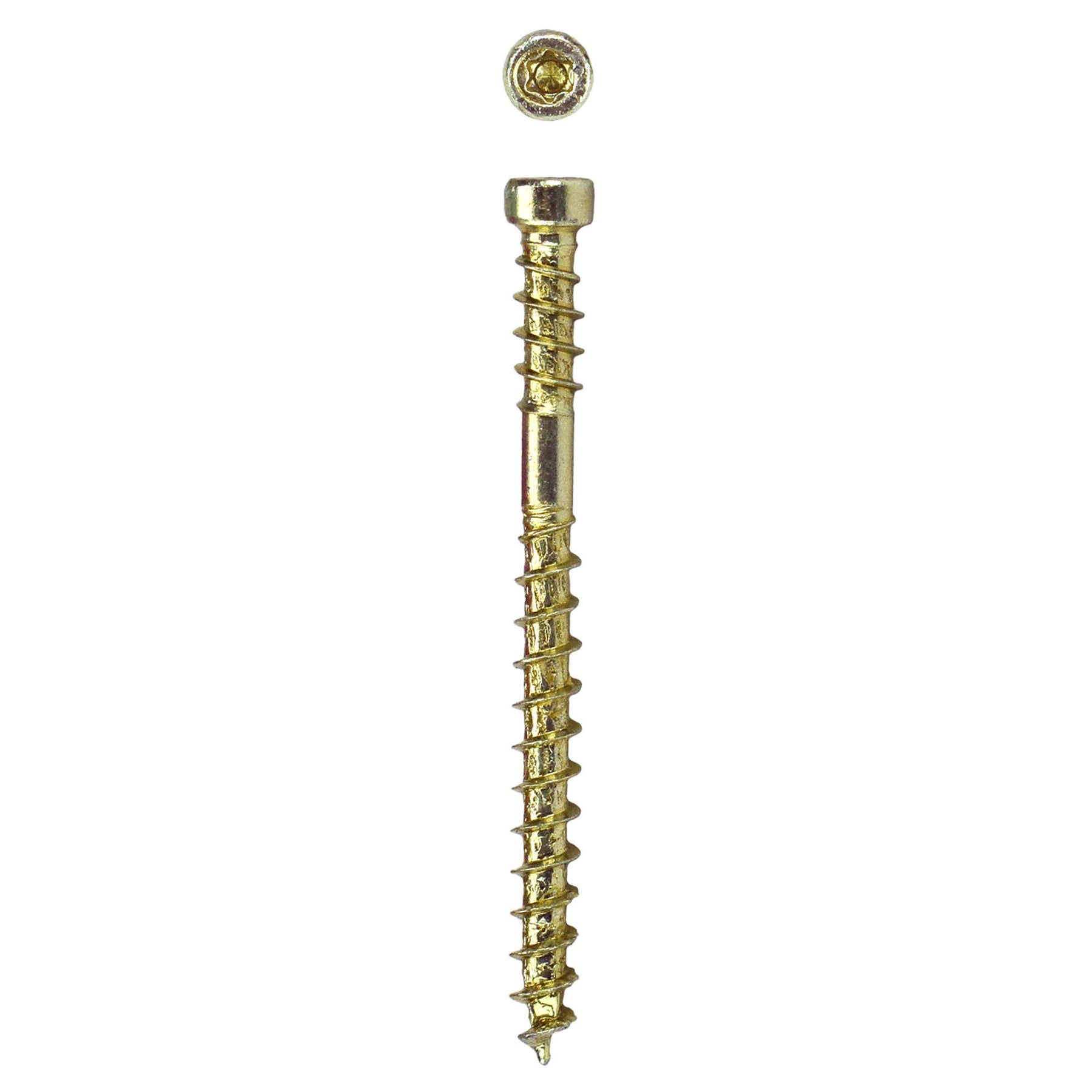SPAX PowerTrim Double Reverse Thread Composite (PVC) Screws - Cylindric Trim Head, T-Star Plus, HCR
