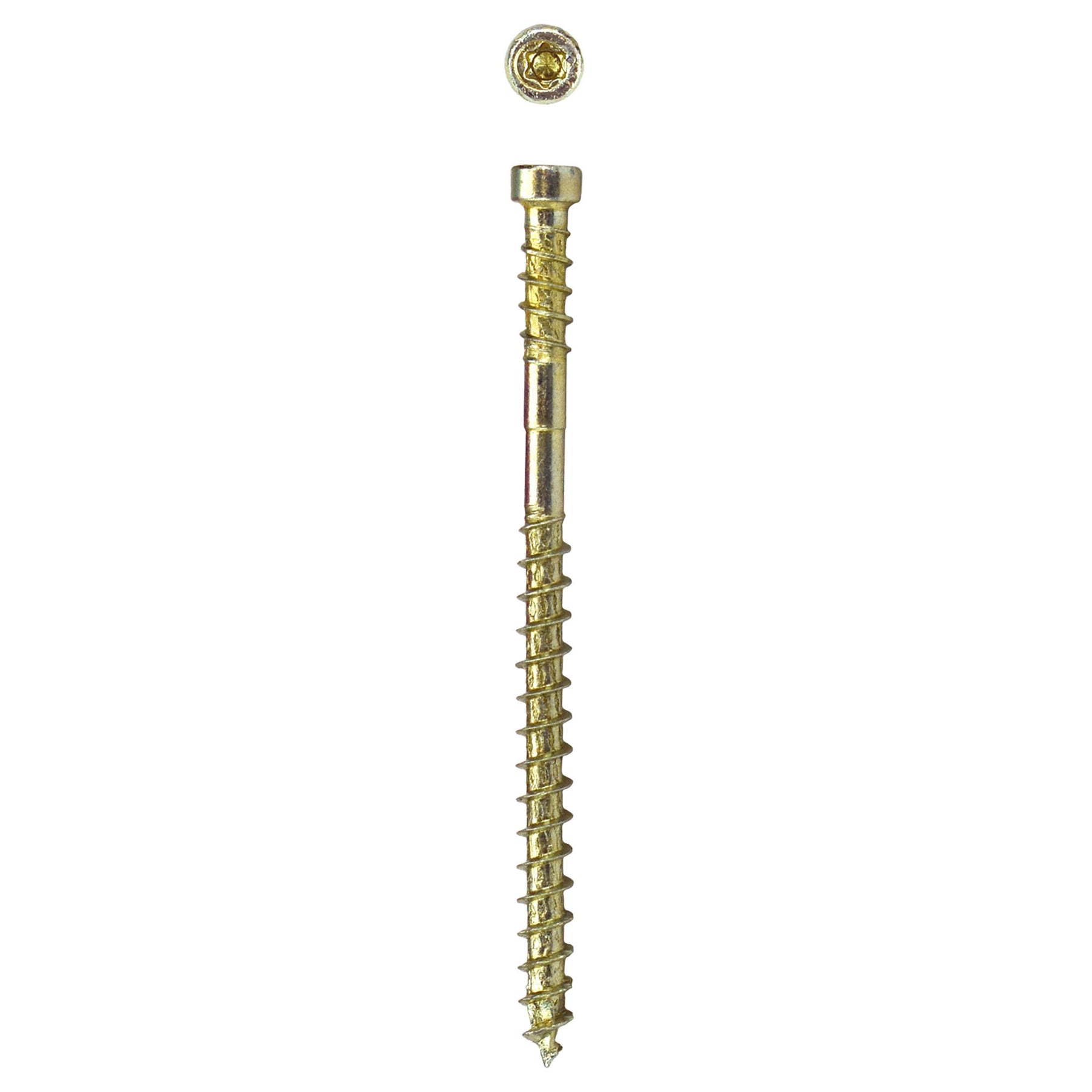 SPAX PowerTrim Double Reverse Thread Composite (PVC) Screws - Cylindric Trim Head, T-Star Plus, HCR