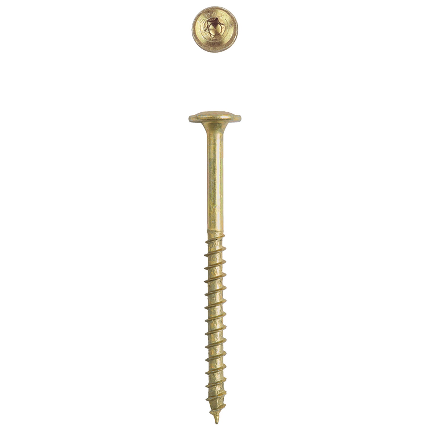 SPAX Multi-Material Wafer Head Yellow Zinc T-Star Plus Cabinet Screws