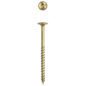 SPAX Multi-Material Wafer Head Yellow Zinc T-Star Plus Cabinet Screws