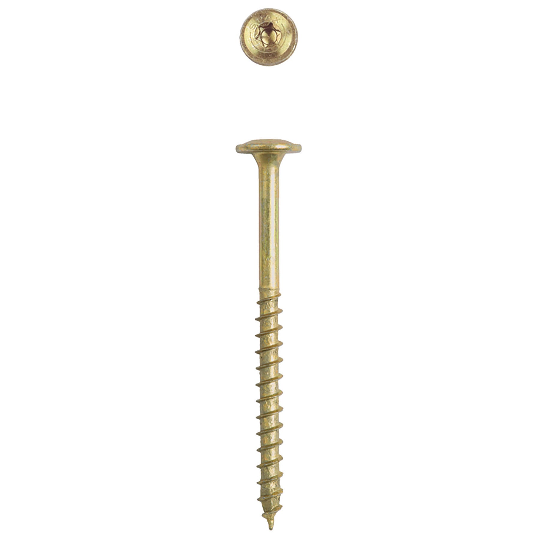 SPAX Multi-Material Wafer Head Yellow Zinc T-Star Plus Cabinet Screws