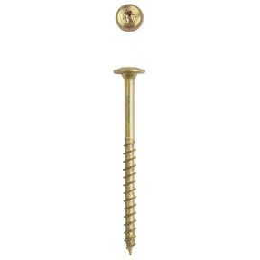 SPAX Multi-Material Wafer Head Yellow Zinc T-Star Plus Cabinet Screws
