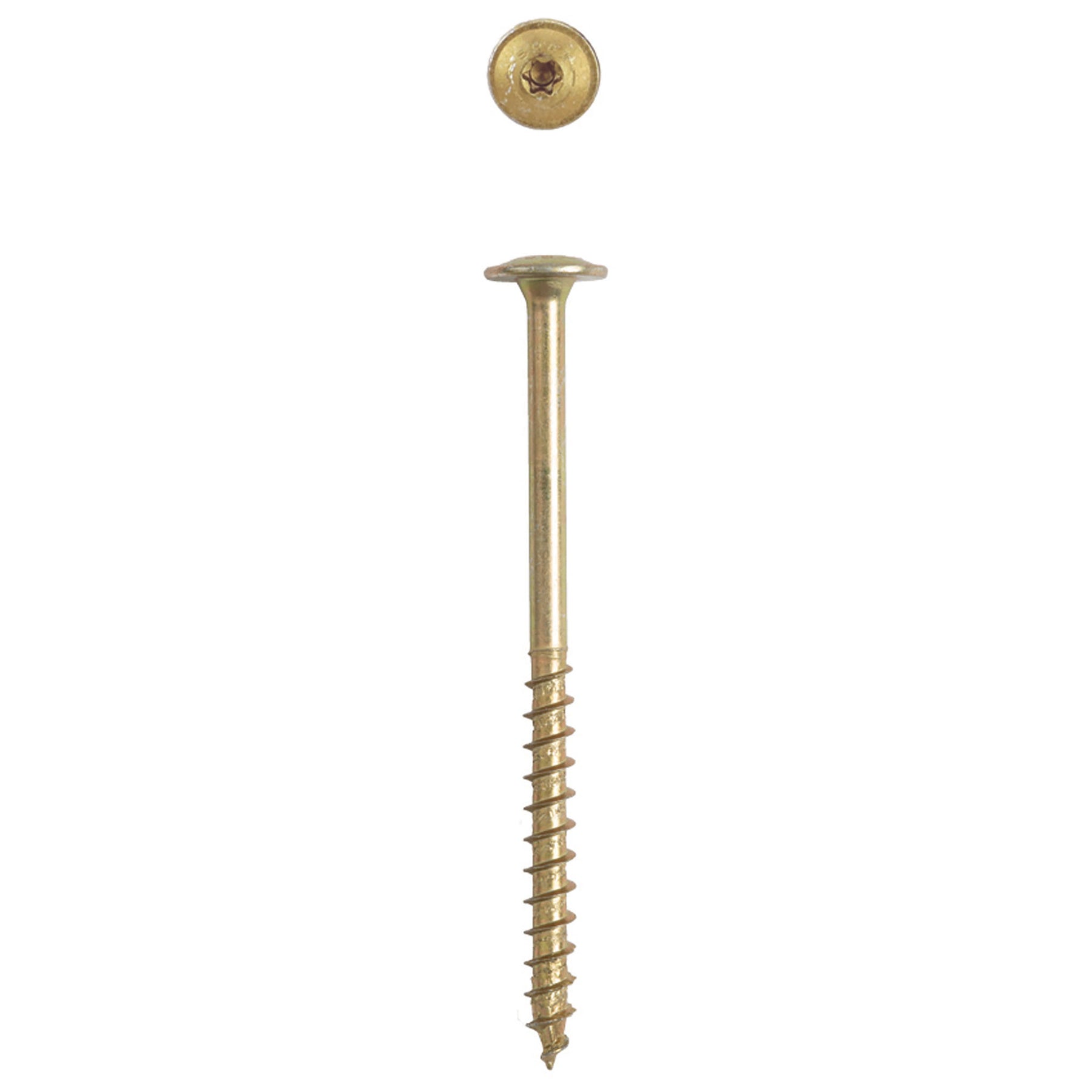 SPAX Multi-Material Wafer Head Yellow Zinc T-Star Plus Cabinet Screws