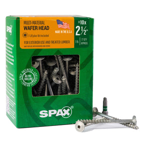 SPAX Exterior Multi-Material Wafer Head HCR-X T-Star Plus Screws
