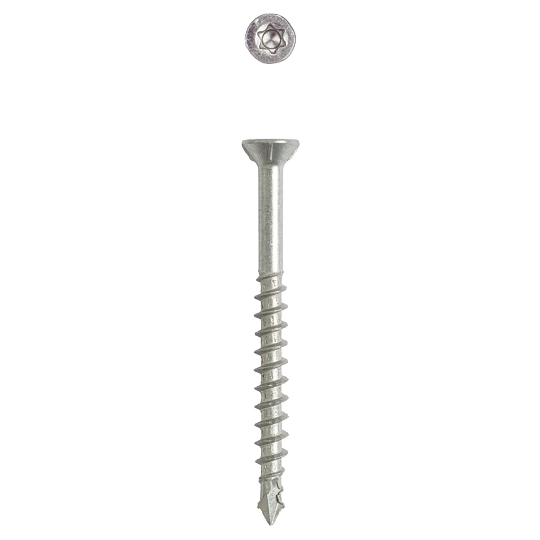 SPAX MDF/Hardwood T-Star Plus Trim Head Screws - CUT-Point, Partial Thread, Zinc