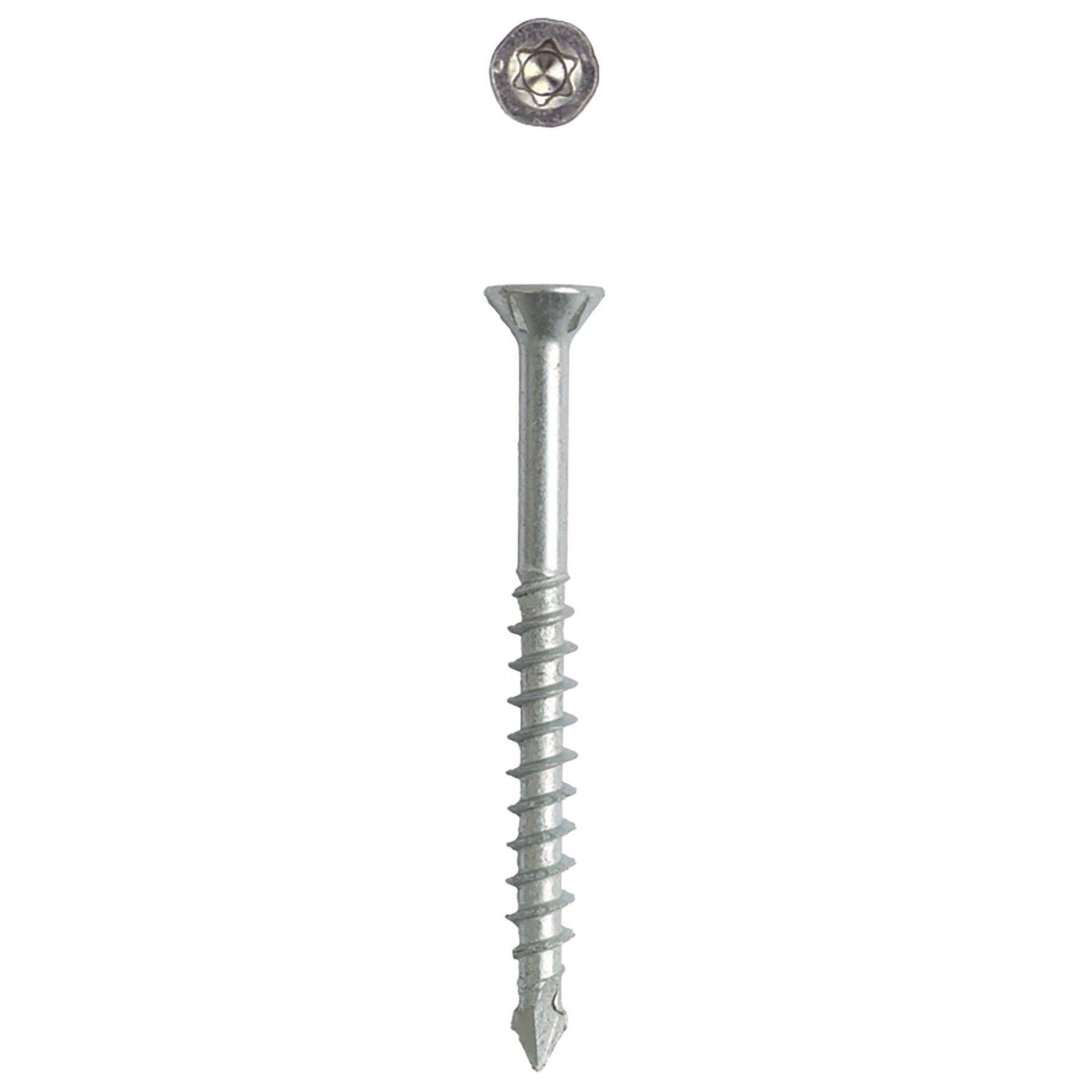 SPAX MDF/Hardwood T-Star Plus Trim Head Screws - CUT-Point, Partial Thread, Zinc