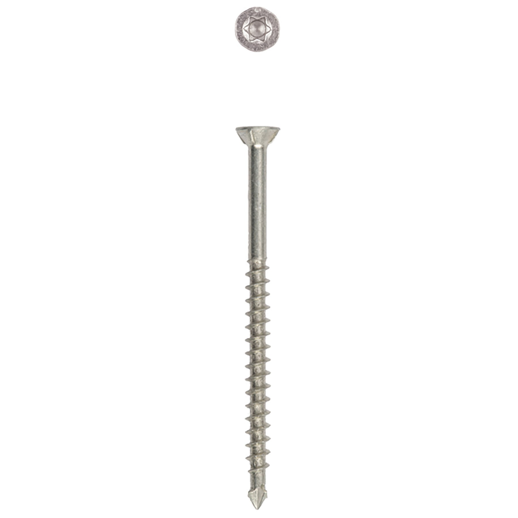 SPAX MDF/Hardwood T-Star Plus Trim Head Screws - CUT-Point, Partial Thread, Zinc