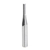 #option_43600 - Double Straight 'V' Flute Plastic Cutting 1/8 Dia x 1/2 x 1/4 Inch Shank