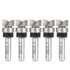 #option_45460-S-5 - 5-Pack - Flush Trim Plunge Template 1/2 Dia x 1/4 Inch x 1/4 Shank w Upper BB