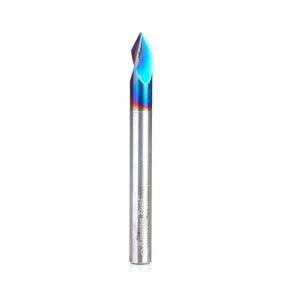 Amana Tool Solid Carbide Spektra™ Extreme Tool Life Coated V-Groove Signmaking & Lettering Router Bits