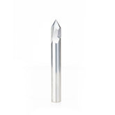#option_45635 Solid Carbide V Groove Engraving 60 Deg x 3/8 Dia x 5/8 x 3/8 Inch Shank
