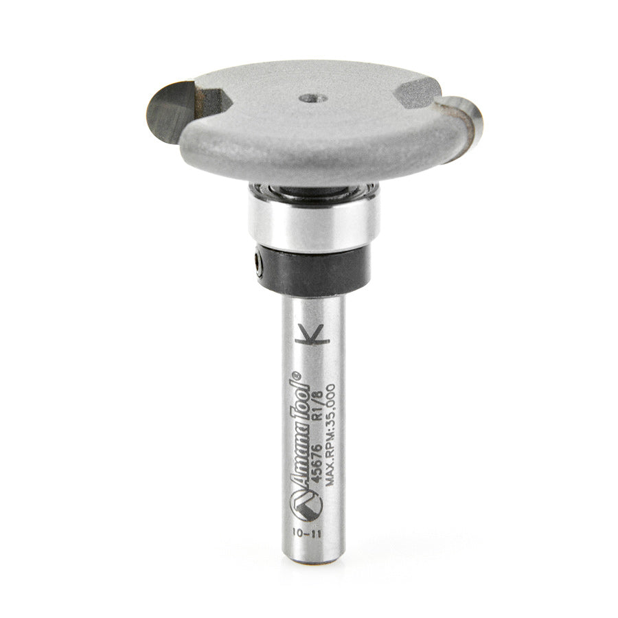 Changable Router Bit Amana Tool Rounded Dedicated Cutter with Changeable Bearing Router Bit ...