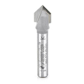 #option_45700 - V-Groove 90 Deg x 3/8 Dia x 3/16 x 1/4 Inch Shank