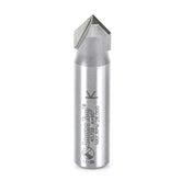 #option_45708 - V-Groove 90 Deg x 1/2 Dia x 1/4 x 1/2 Inch Shank