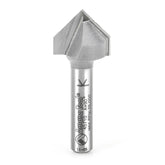 #option_45710 - V-Groove 90 Deg x 5/8 Dia x 5/16 x 1/4 Inch Shank