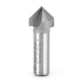 #option_45716 - V-Groove 90 Deg x 3/4 Dia x 3/8 x 1/2 Inch Shank
