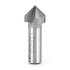#option_45716 - V-Groove 90 Deg x 3/4 Dia x 3/8 x 1/2 Inch Shank