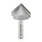 #option_45722 - V-Groove 90 Deg x 1 Inch Dia x 1/2 x 1/4 Shank