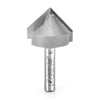 #option_45722 - V-Groove 90 Deg x 1 Inch Dia x 1/2 x 1/4 Shank