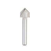#option_45723 - V-Groove 90 Deg x 1/2 Dia x 1/4 x 1/4 Inch Shank