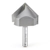 #option_45751 - V-Groove 90 Deg x 1-1/4 Dia x 5/8 x 1/4 Inch Shank