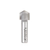 #option_45753 - V-Groove 120 Deg x 19.5mm (49/64) Dia x 5mm (13/64) x 12.7mm (1/2) Shank