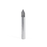#option_45760 - 60 Deg Engraving 0.005 Tip Width x 1/4 Shank x 2 Inch Long Signmaking