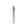 #option_45760 - 60 Deg Engraving 0.005 Tip Width x 1/4 Shank x 2 Inch Long Signmaking