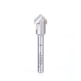 #option_45792-M Double Edge Folding V-Groove 90 Deg x 2.286mm (0.090 Inch) Tip Width x 12.7mm (1/2) Dia x 5.159375mm (13/64) x 6mm Shank