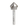 #option_45793 Double Edge Folding V-Groove 90 Deg x 0.118 Inch Tip Width x 3/4 Dia x 5/16 x 1/4 Inch Shank