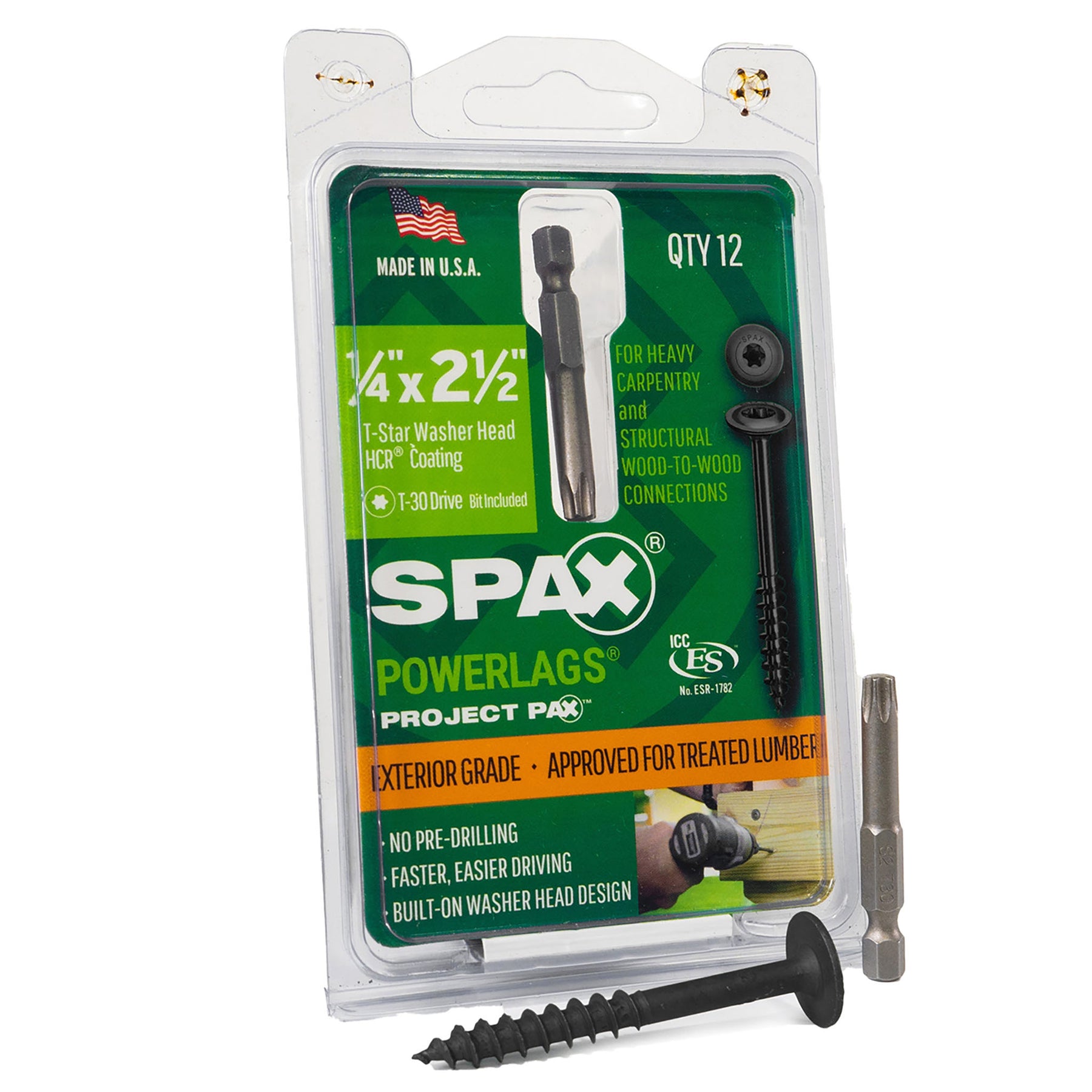 SPAX T-Star Washer Head HCR PowerLags