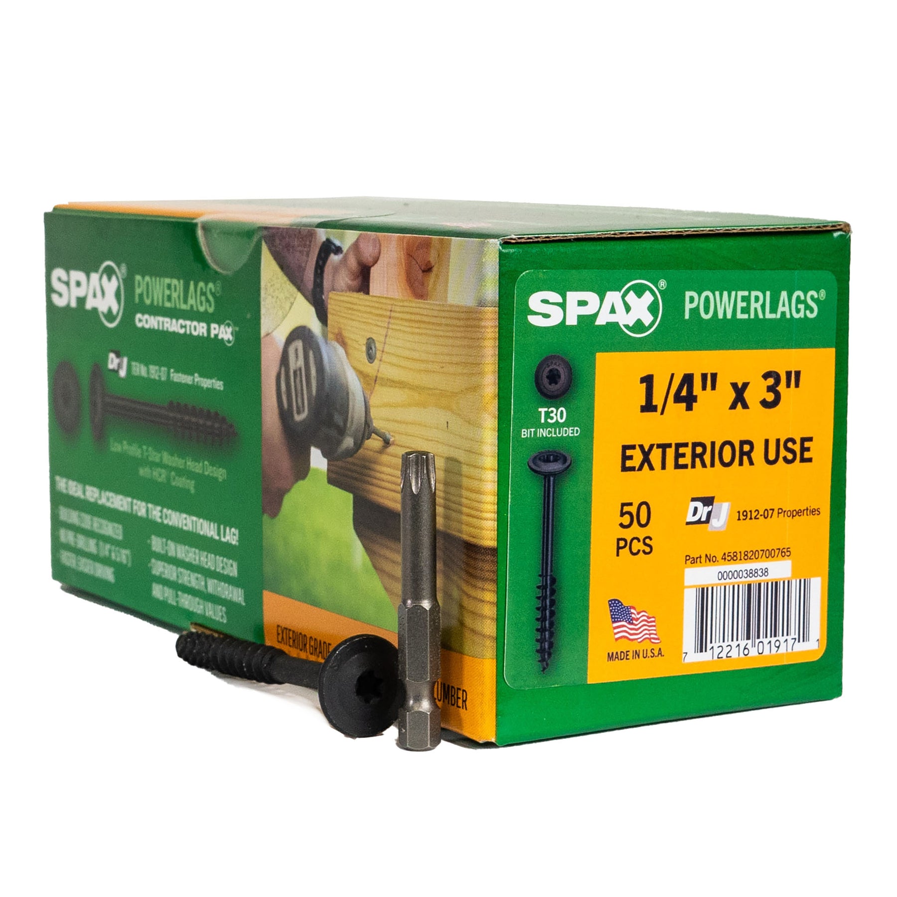 SPAX T-Star Washer Head HCR PowerLags