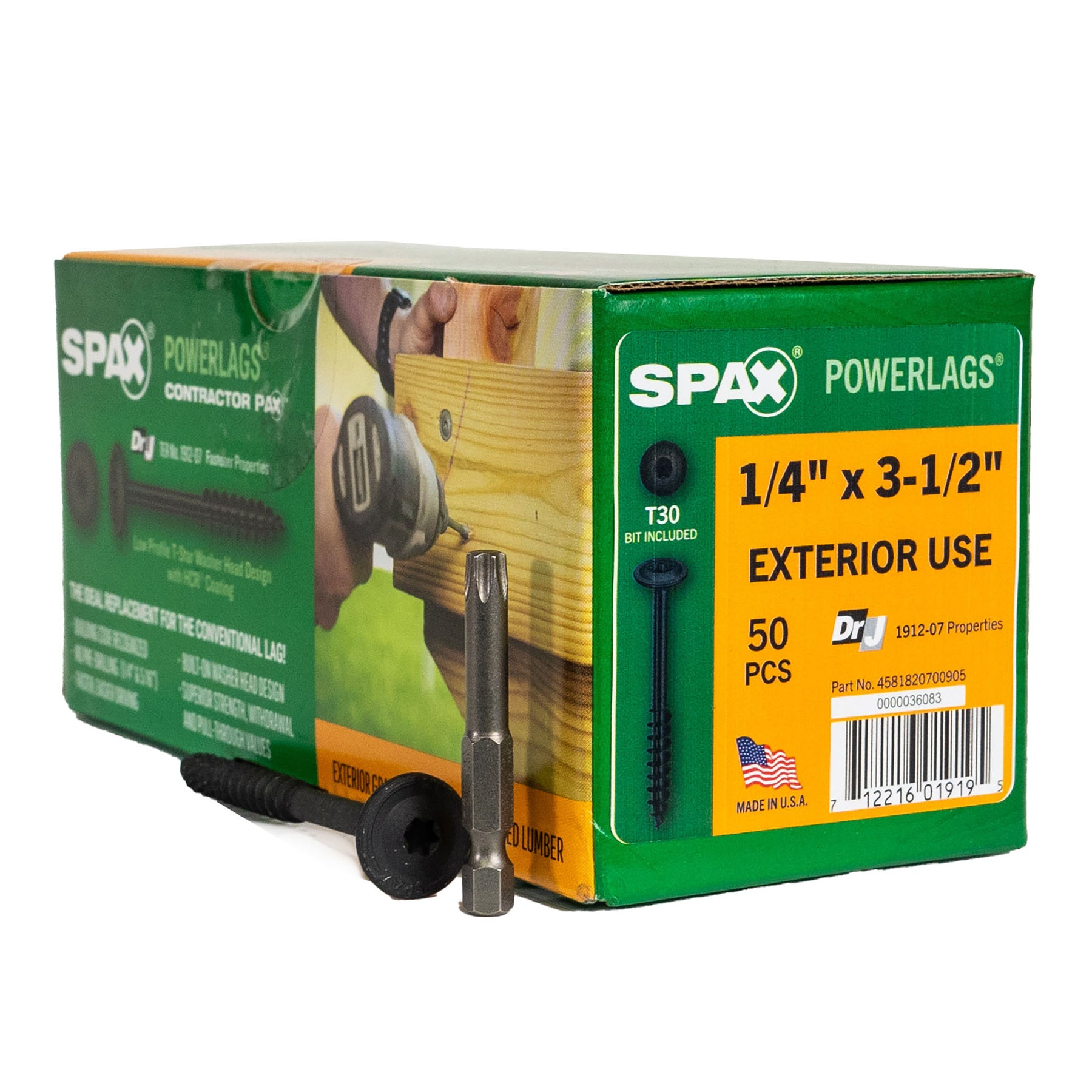 SPAX T-Star Washer Head HCR PowerLags