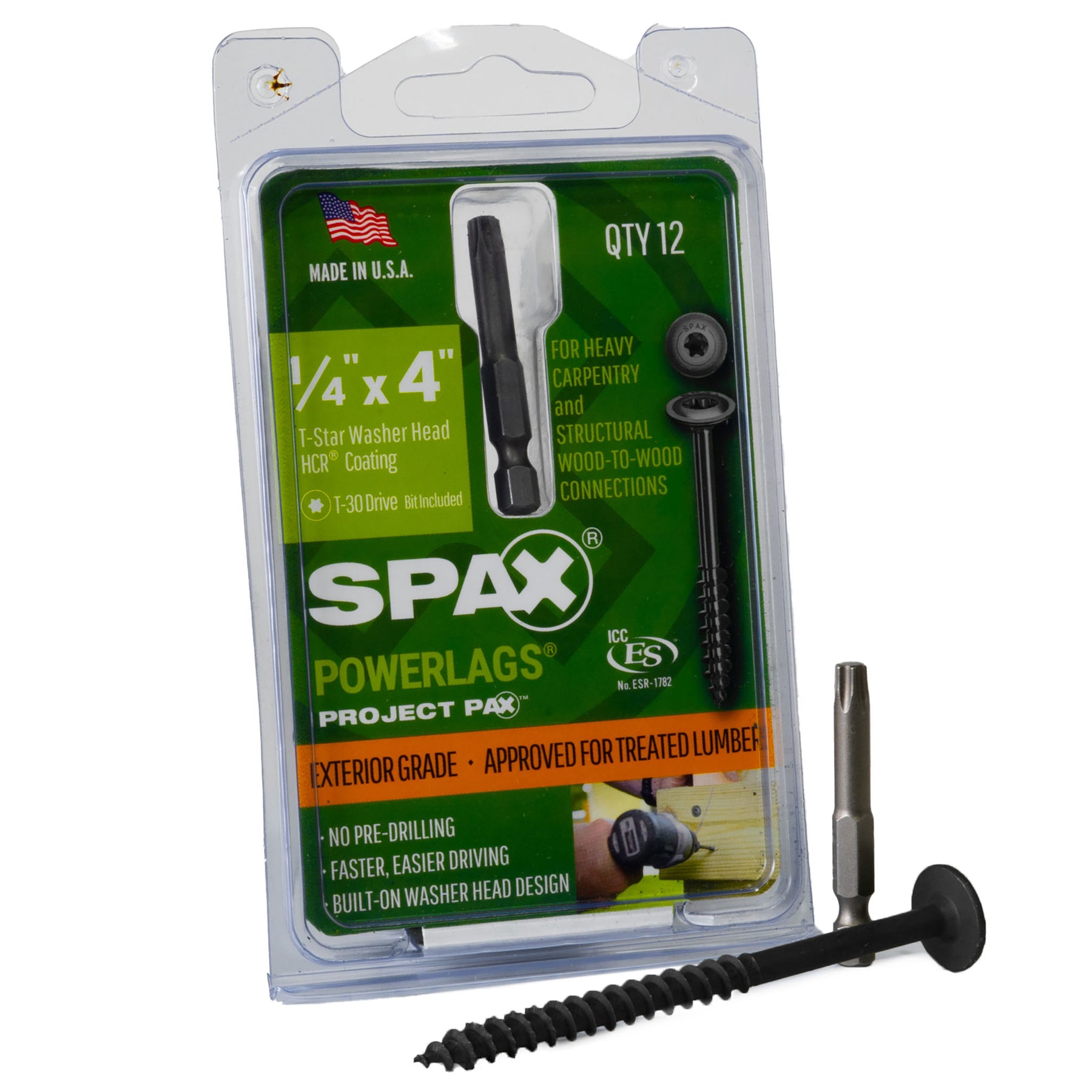 SPAX T-Star Washer Head HCR PowerLags
