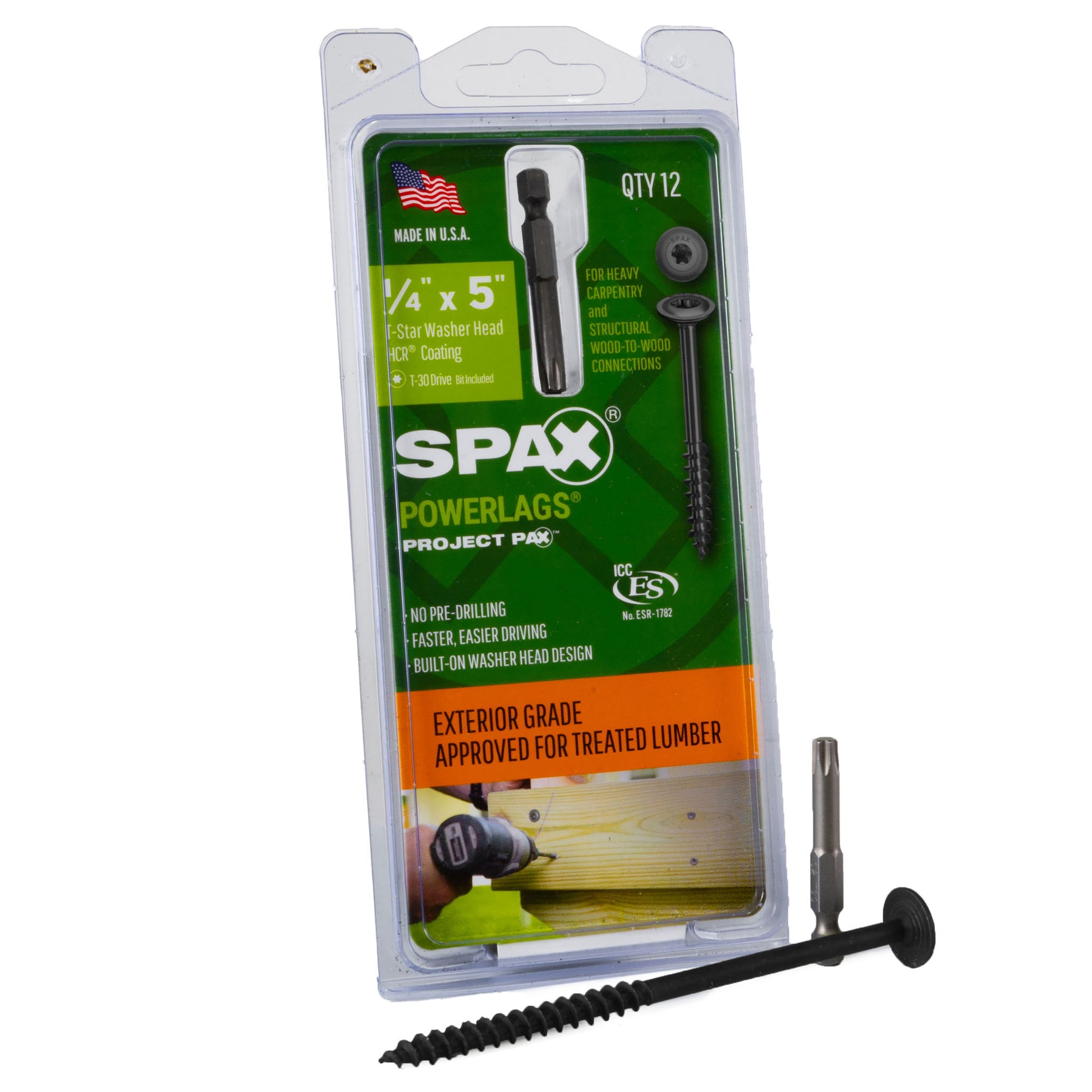 SPAX T-Star Washer Head HCR PowerLags