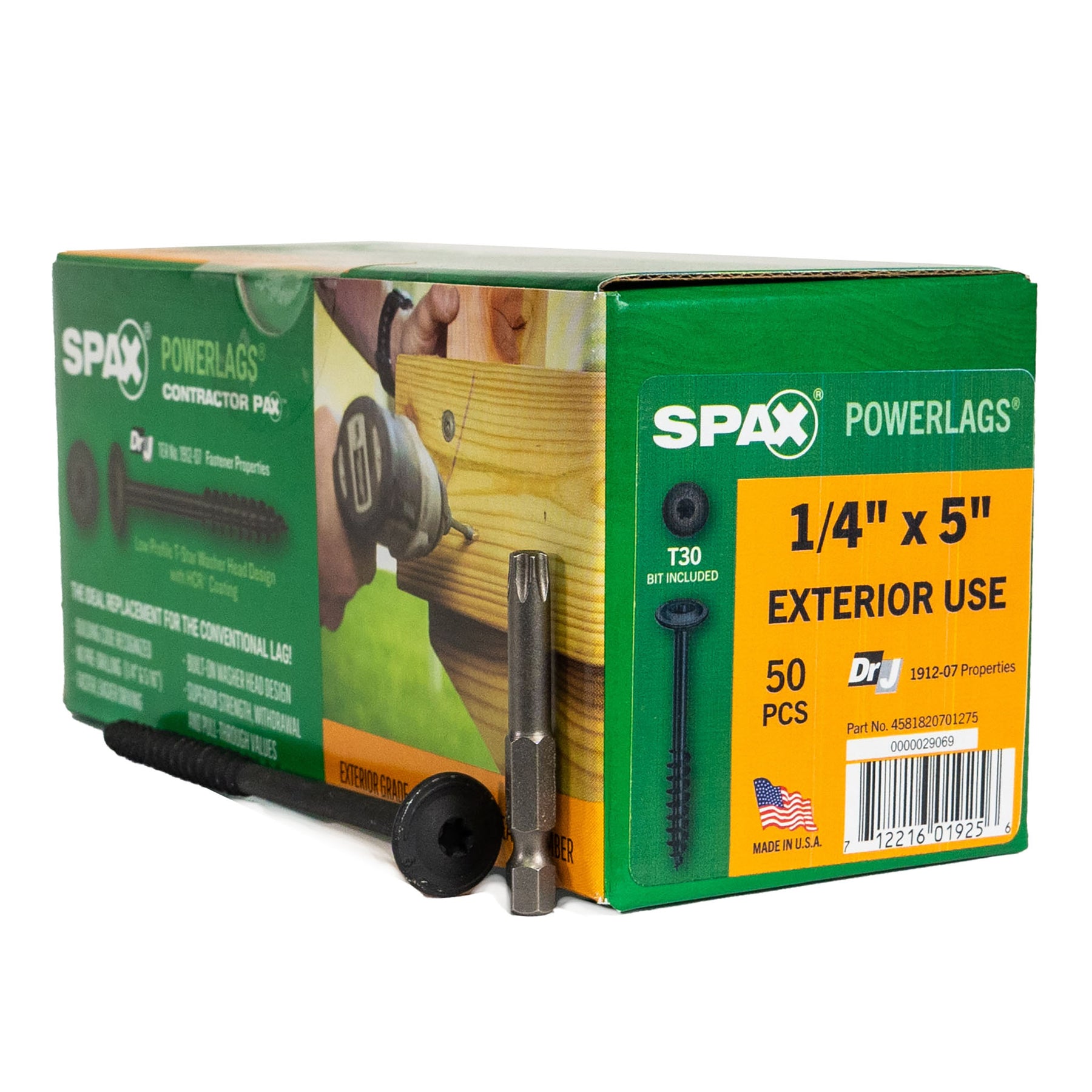 SPAX T-Star Washer Head HCR PowerLags
