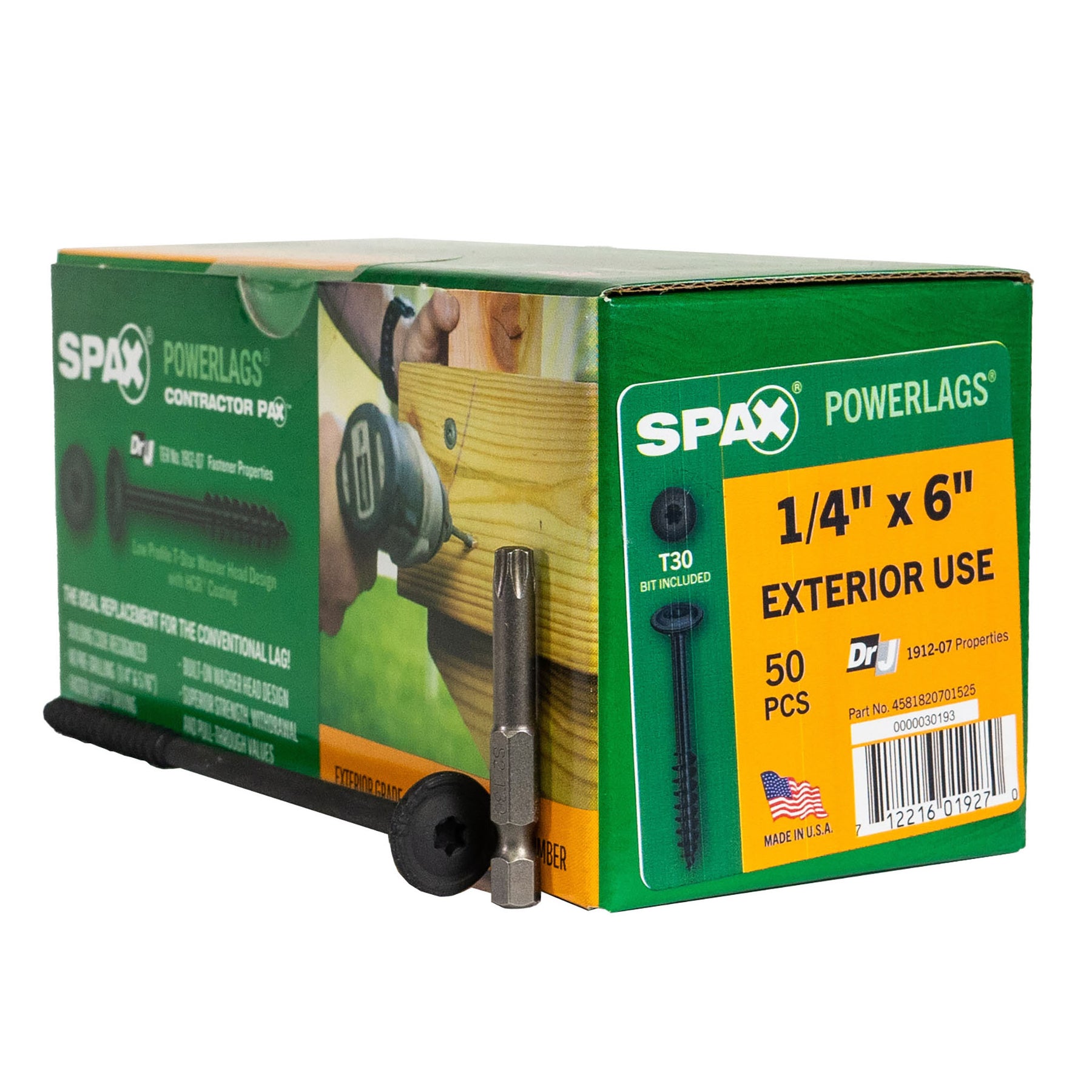 SPAX T-Star Washer Head HCR PowerLags