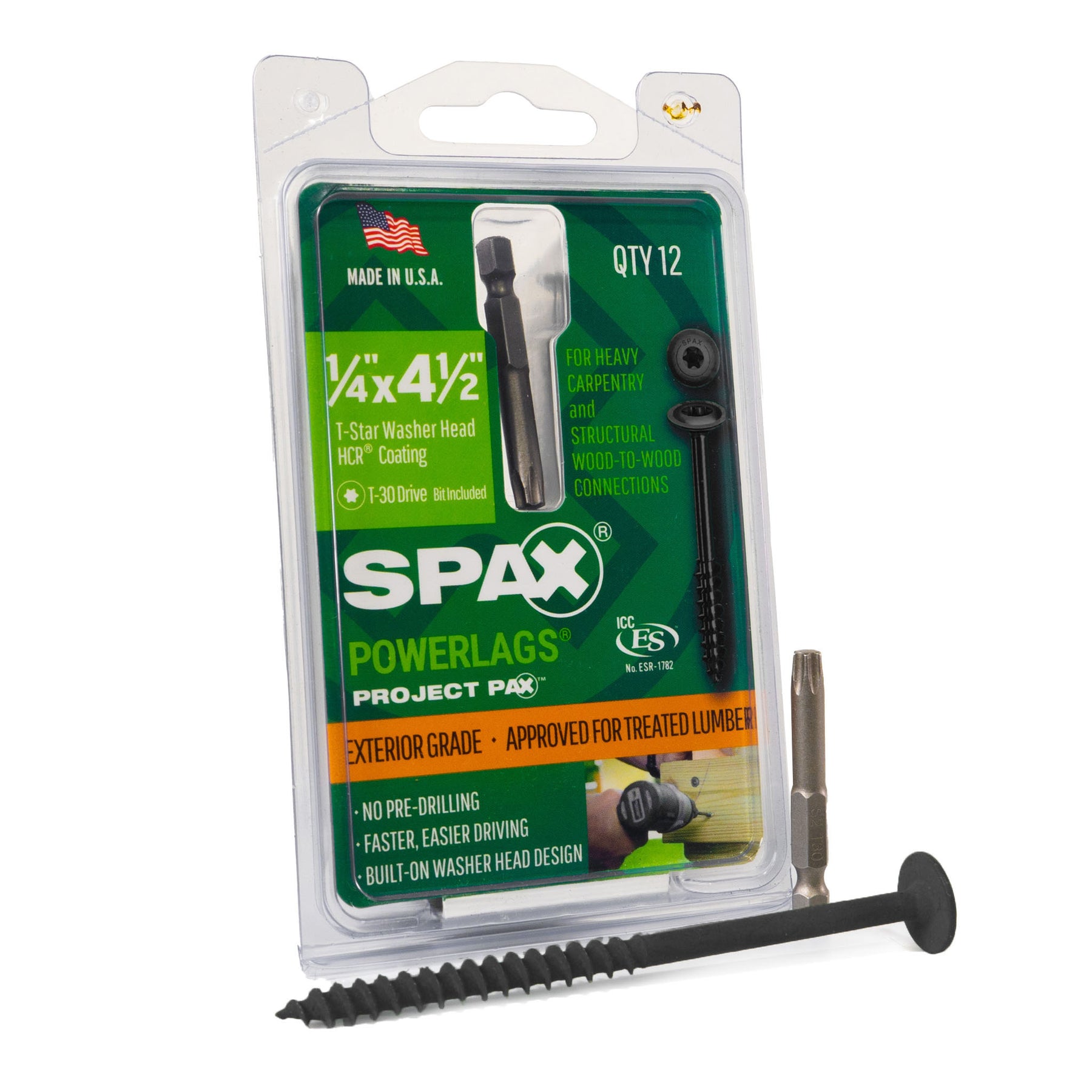 SPAX T-Star Washer Head HCR PowerLags