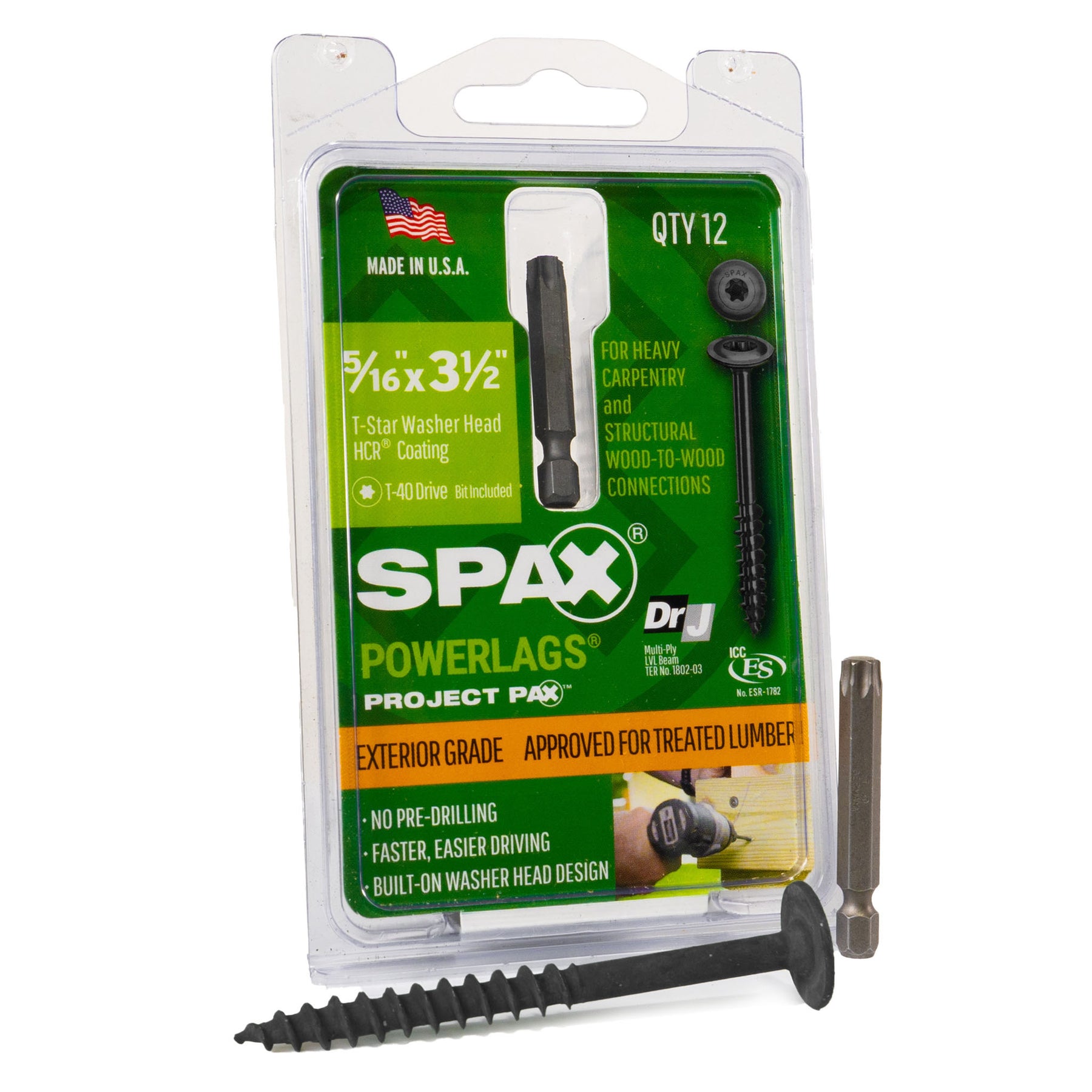 SPAX T-Star Washer Head HCR PowerLags