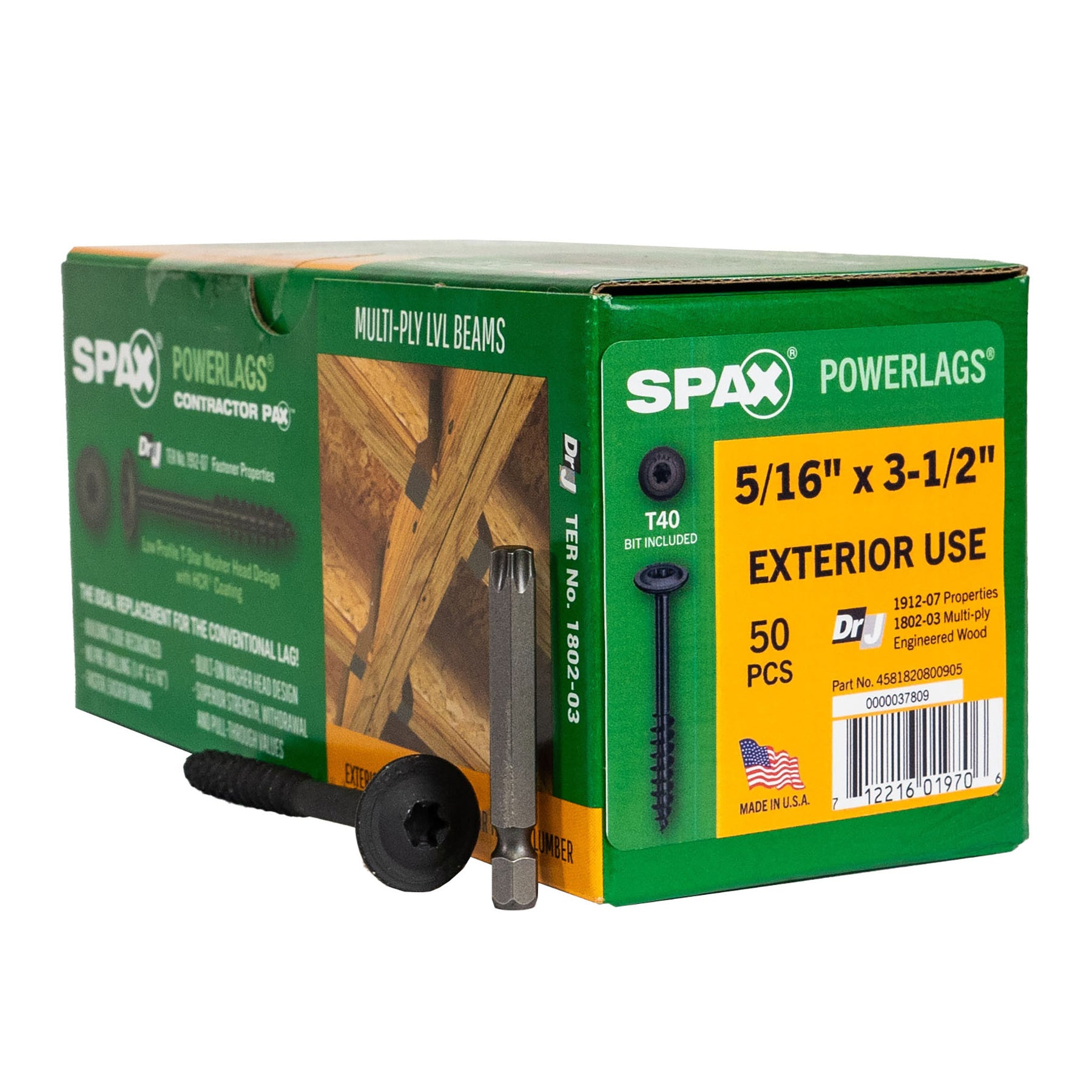 SPAX T-Star Washer Head HCR PowerLags
