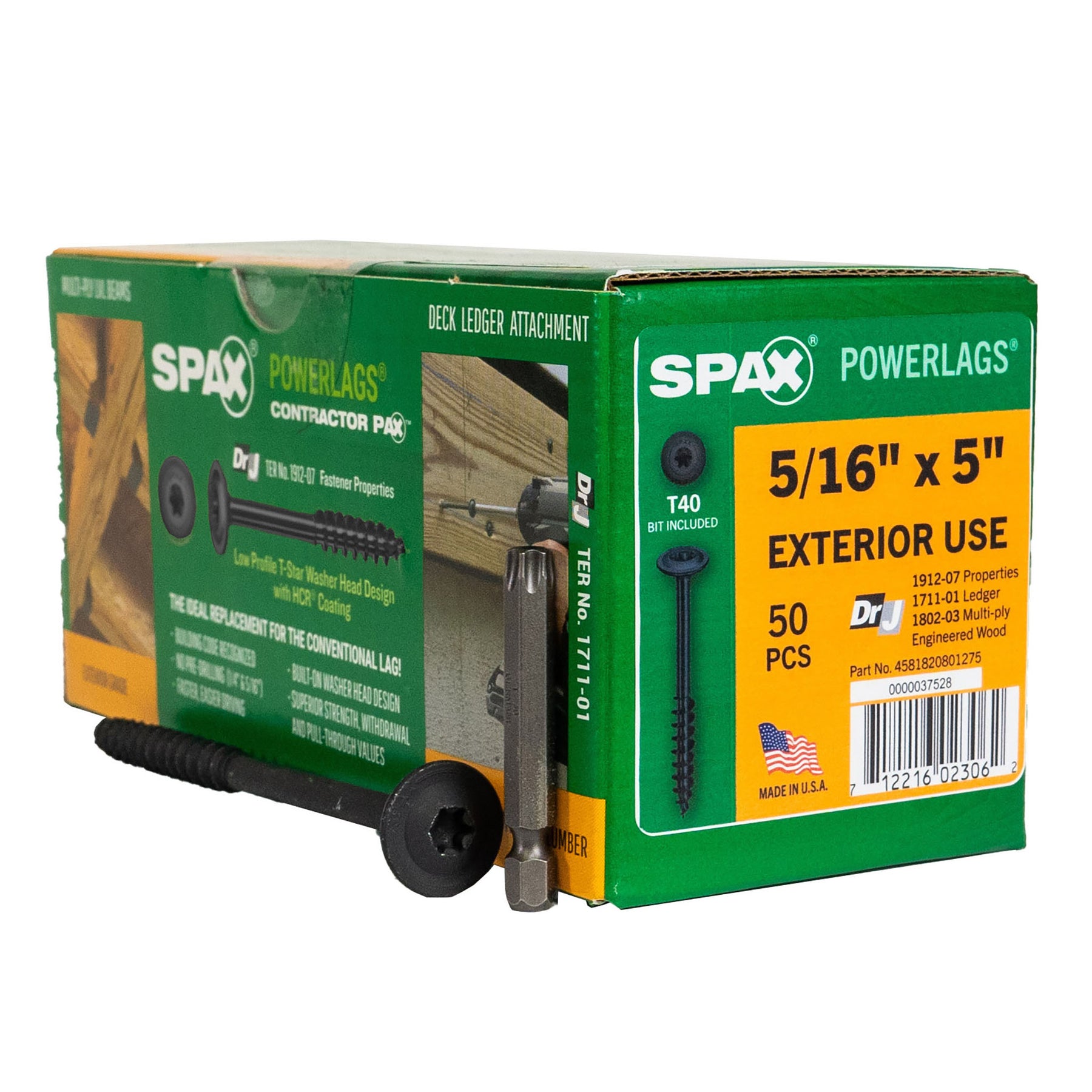 SPAX T-Star Washer Head HCR PowerLags